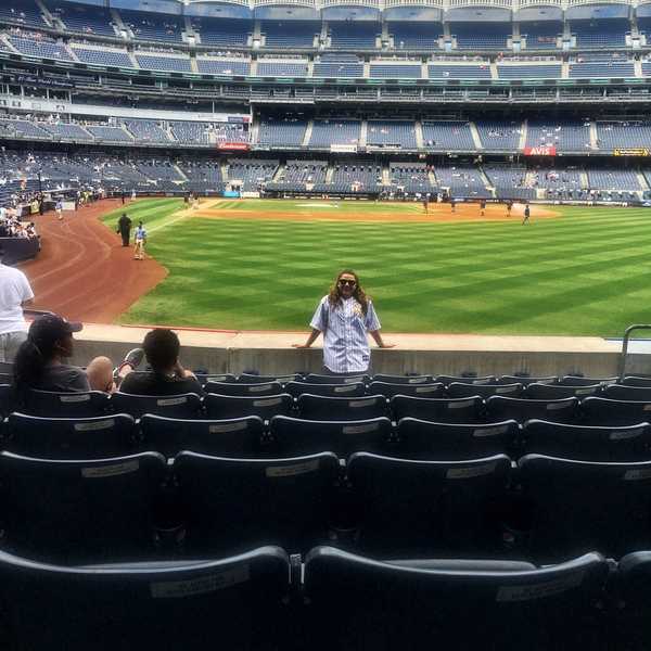 My First Yankees Game At Yankees Stadium