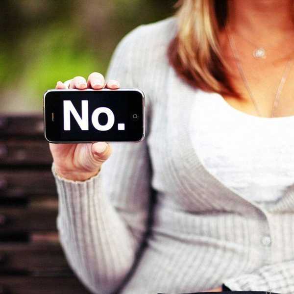 When I Started To Say "No."