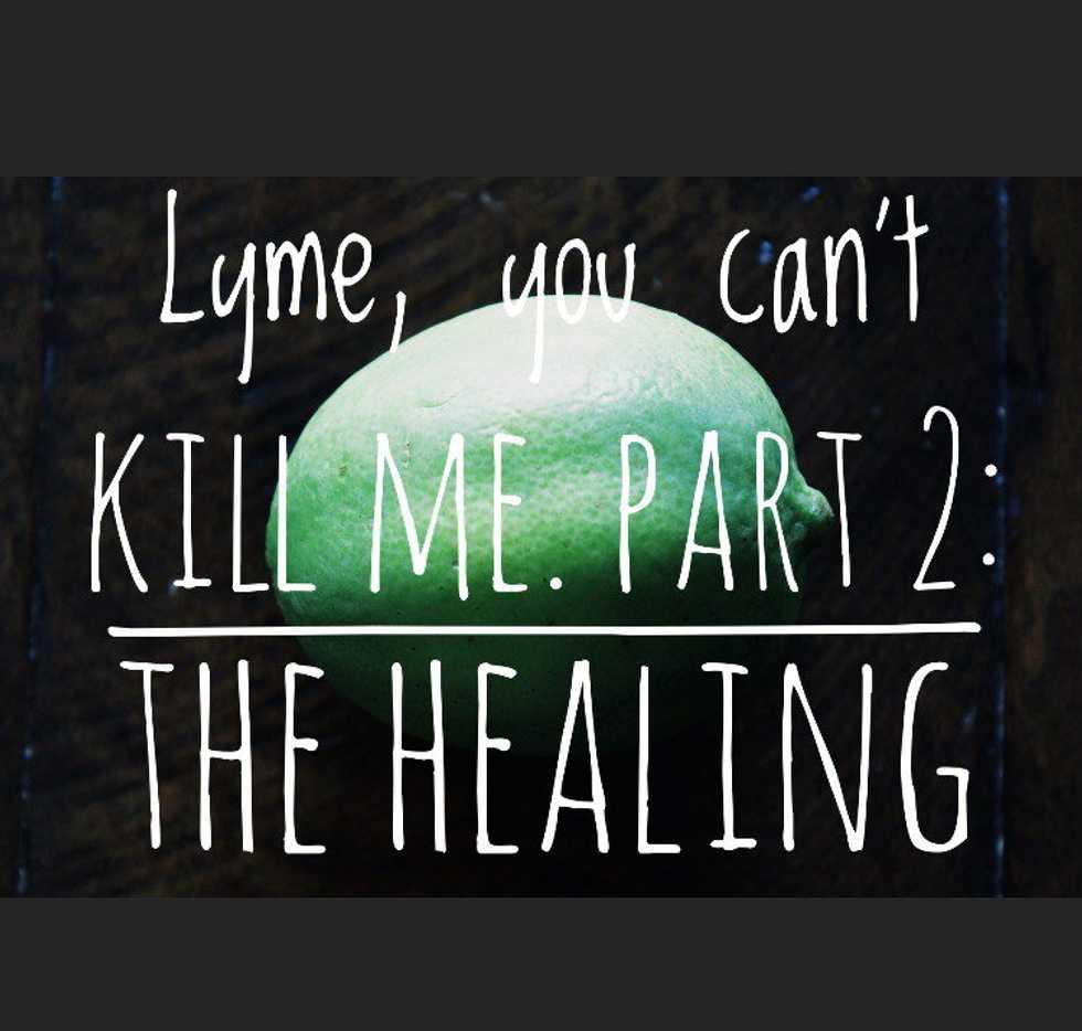 Lyme, You Can't Kill Me. Part 2: The Healing