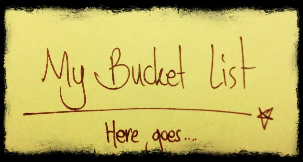 Bucket List - Now Or Never