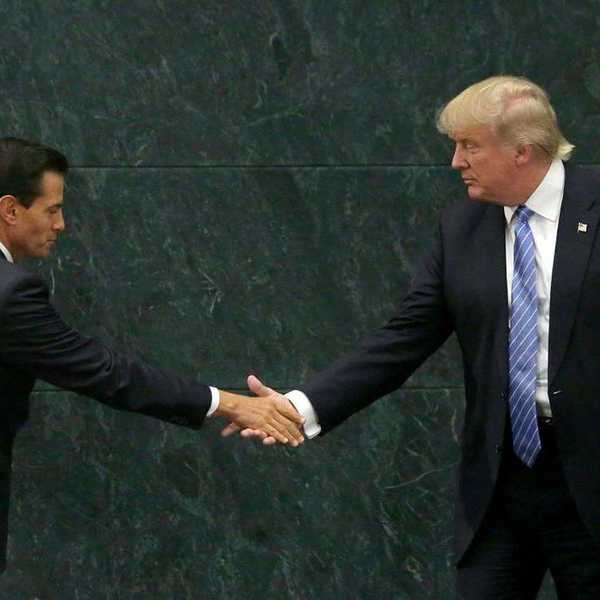 Trump goes to Mexico