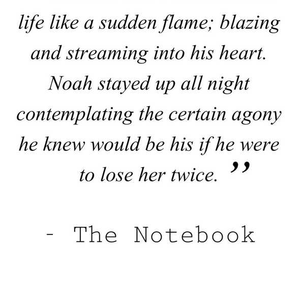 'The Notebook' quotes