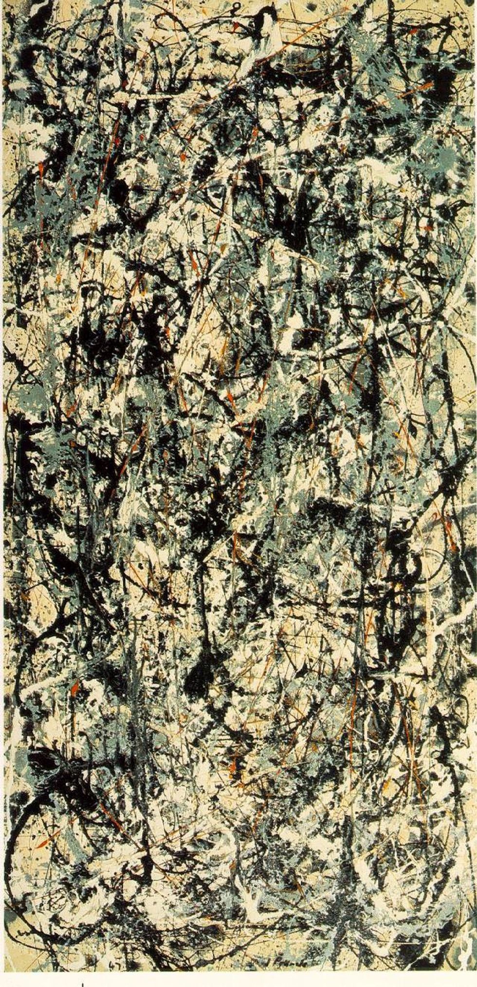 The Secret Images In Jackson Pollock's 'Cathedral' (1947)