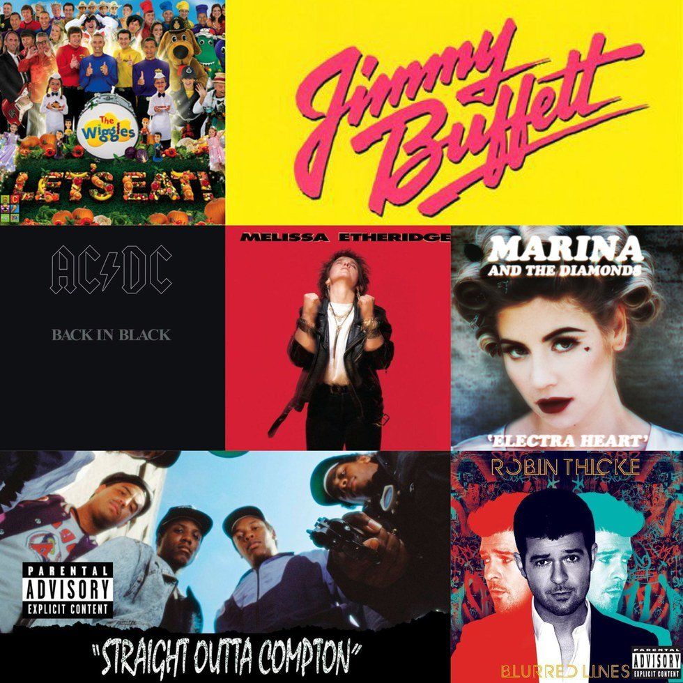 The Seven Deadly Sins As Albums