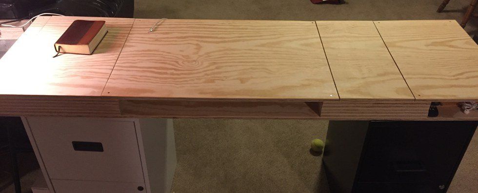 DIY Plywood Desk