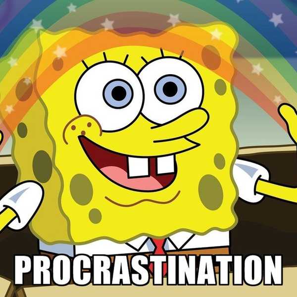 The Thought Process Of A Procrastinator