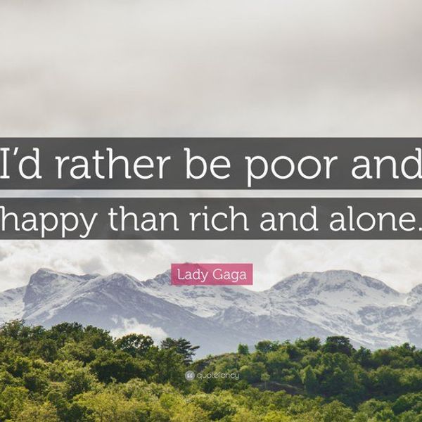 The Secret Life Of Being Poor