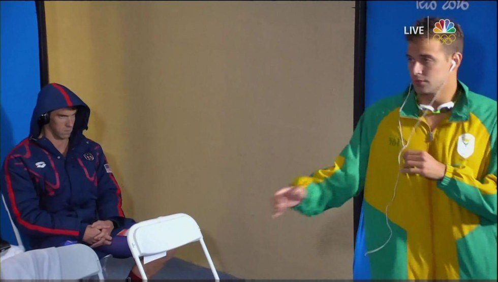 Michael Phelps (And His Face) Describe Your First Semester At Dayton