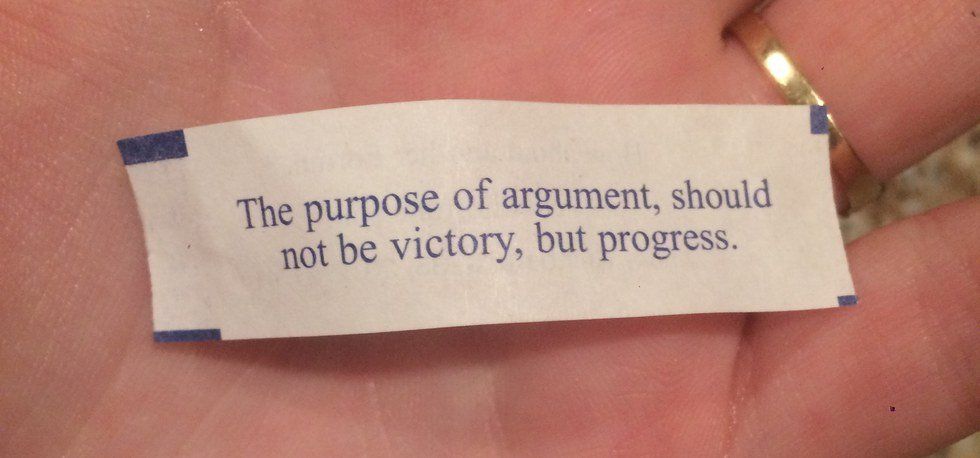 Fortune Cookies And Talking It Out