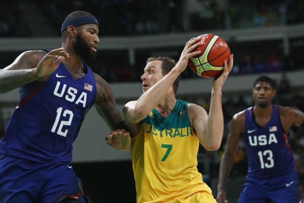 United States Men's National Basketball Team Faced Off Australia 8/15