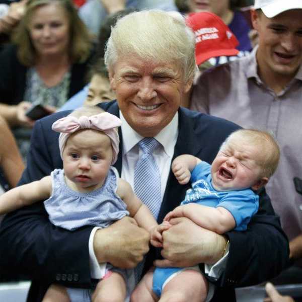 Trump Babysitting Service Is A Big Success!