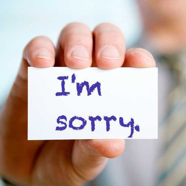 The Recipe to An Apology