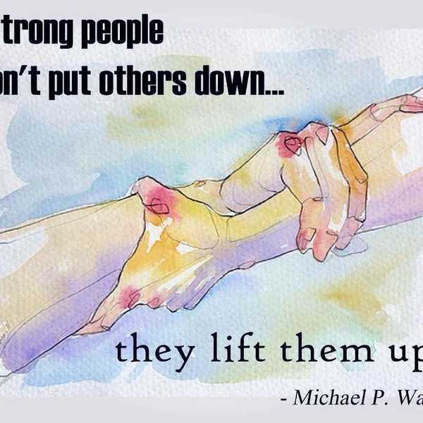 Putting Other People Down Is A Problem