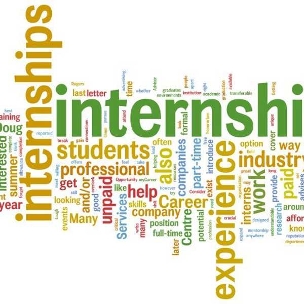 Internships are important in getting jobs.