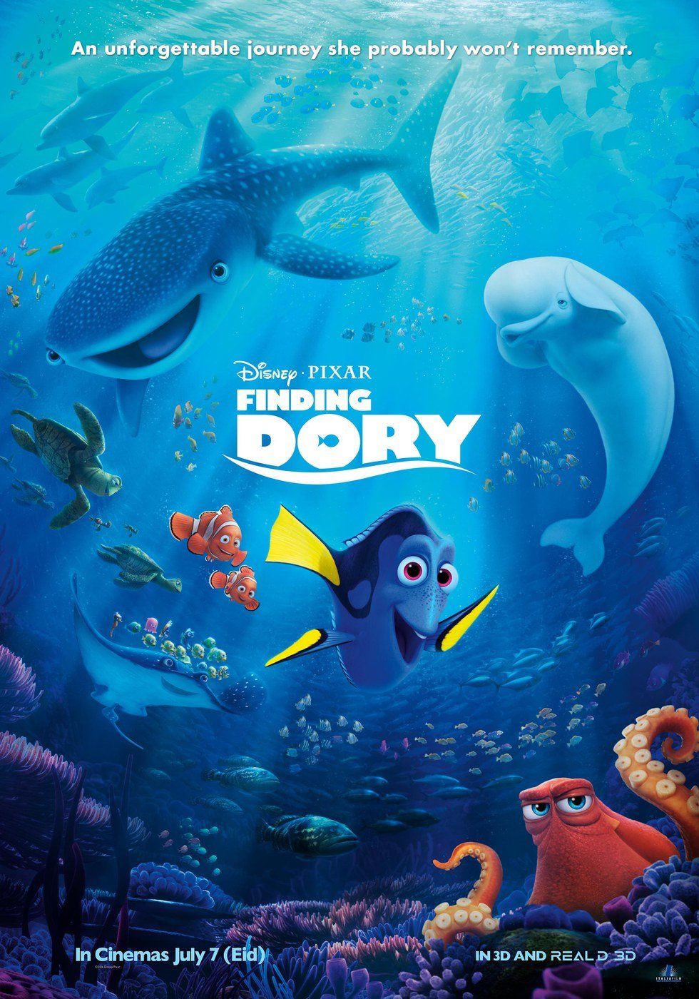 Finding Dory Swam into theatres June 17th