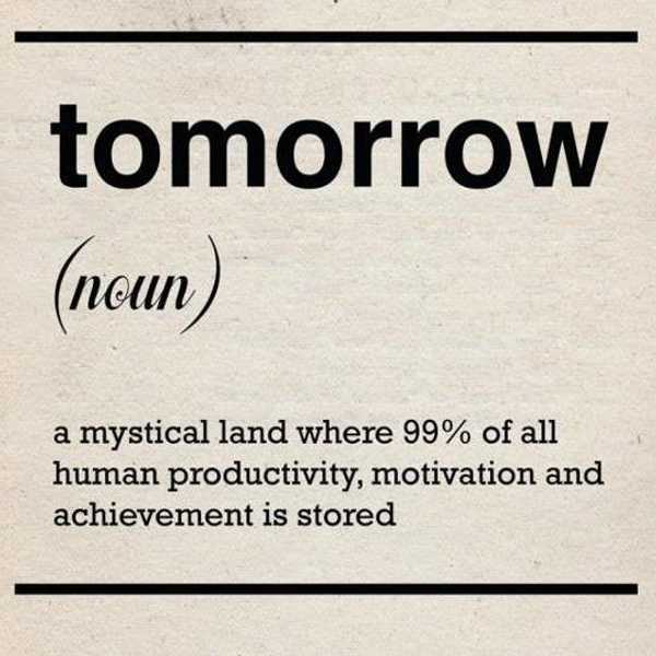 The Stages Of Procrastination We All Know Too Well