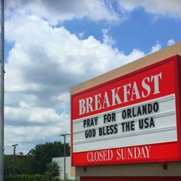 Orlando: They Will Know We Are Christians By Our Love