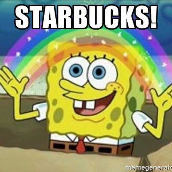 My First Month Working As A Starbucks Barista, As Told By SpongeBob