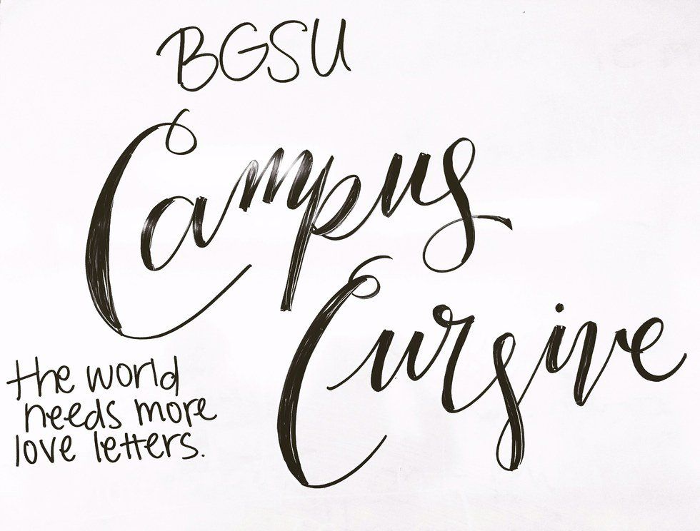 Why Campus Cursive At BGSU Is The Group To Join
