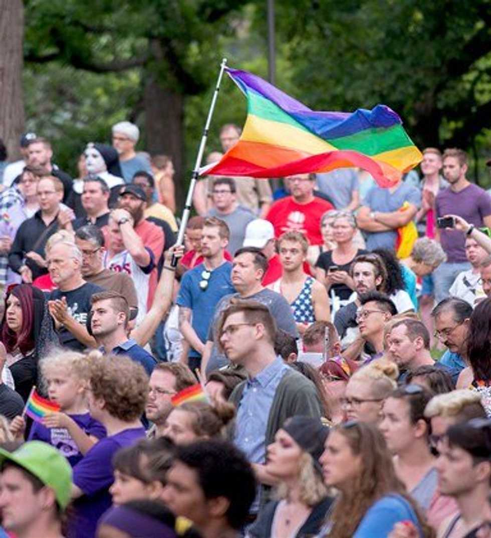 "Love is love is love is love is love is love is love"
