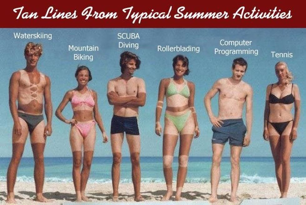 What Your Tan Lines Say About You