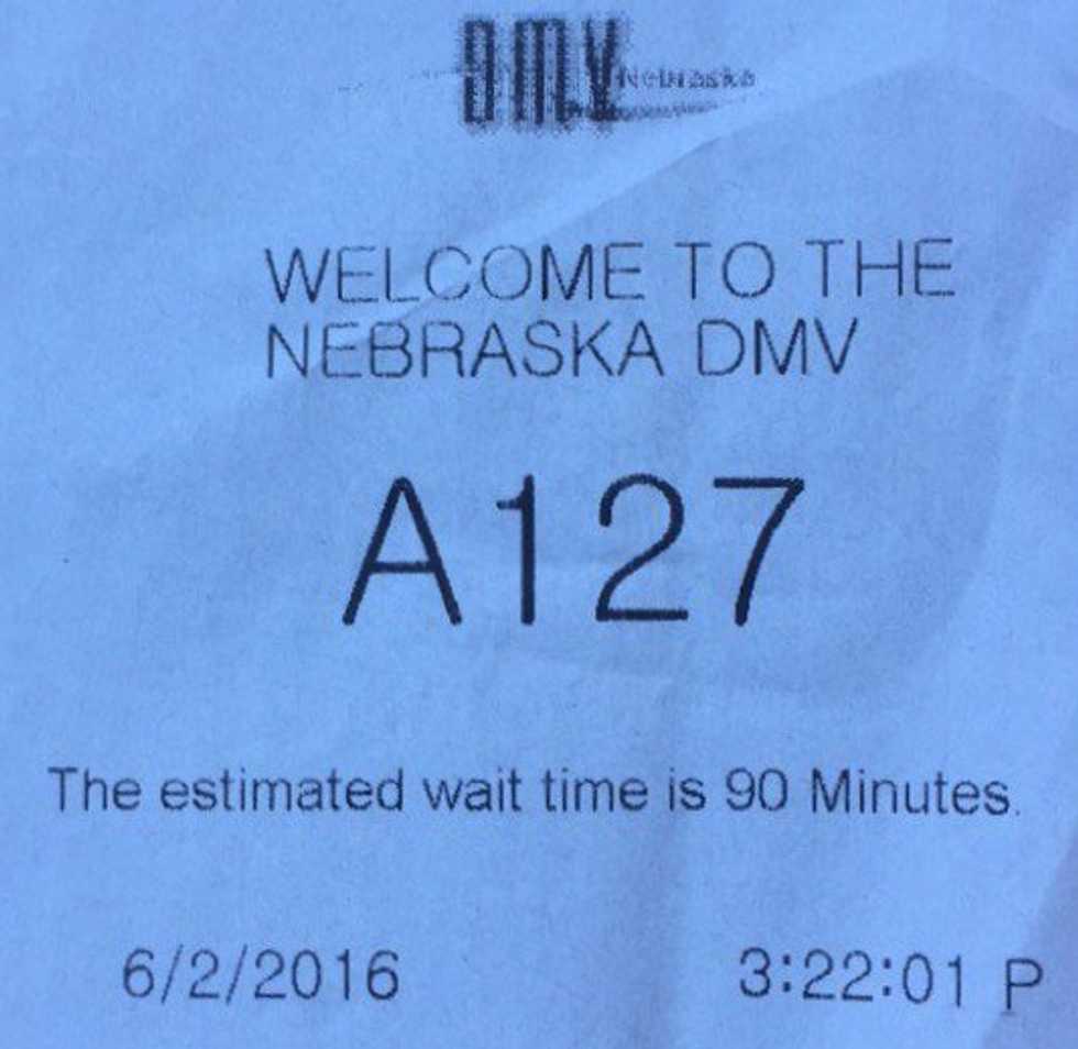 A Glorious DMV Experience