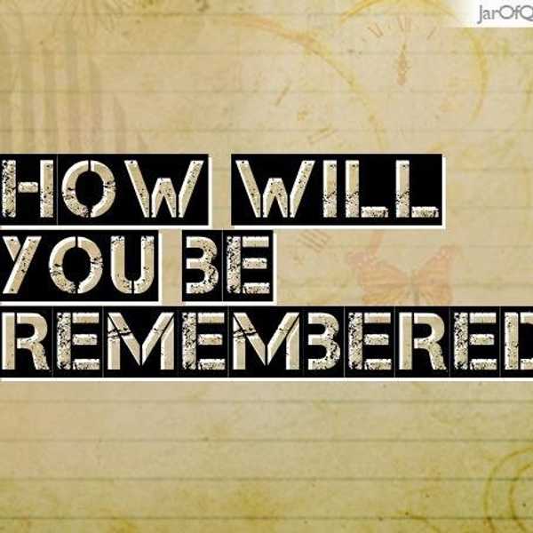 In Loving Memory Of Me