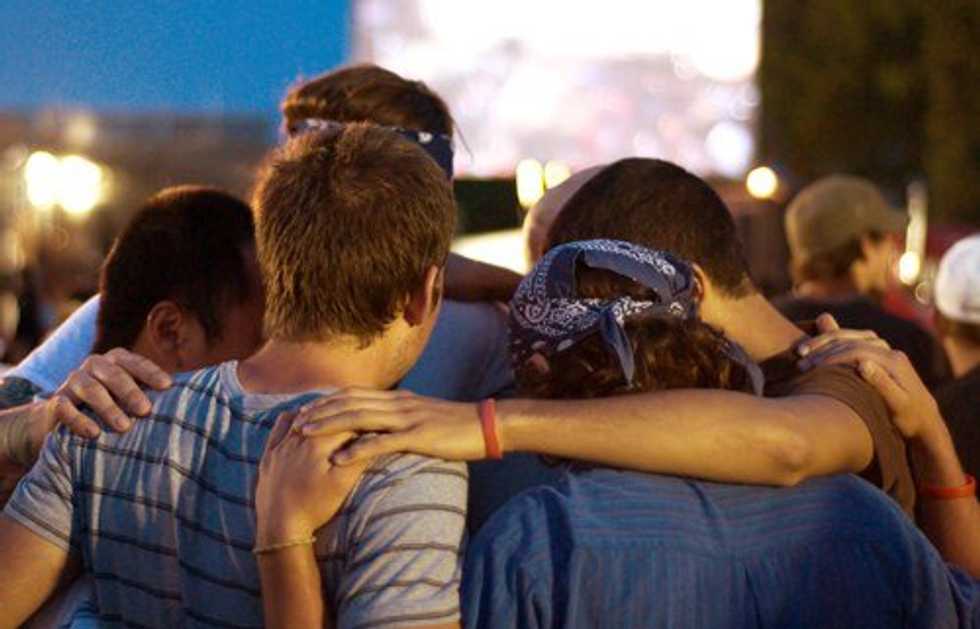 Today I Saw Three Teen Boys Praying At Lunch