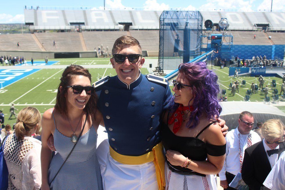 Graduation at the Air Force Academy vs. Normal Universities