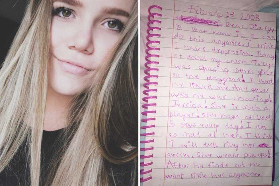 Elementary School Girl's Diary Goes Viral And It Relates To Us On All The Levels