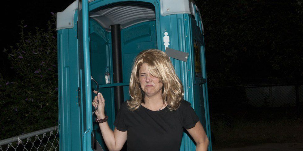 The Porta Potty Line At DamJam