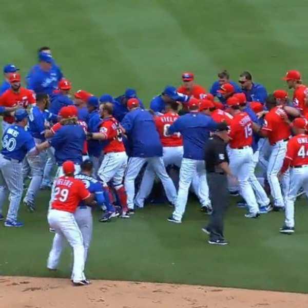 Texas Rangers Try To Take Out Jose Bautista
