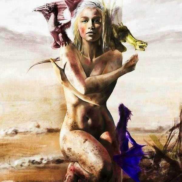 Daenerys Targaryen, a bunch of things and now the leader of the Dothraki