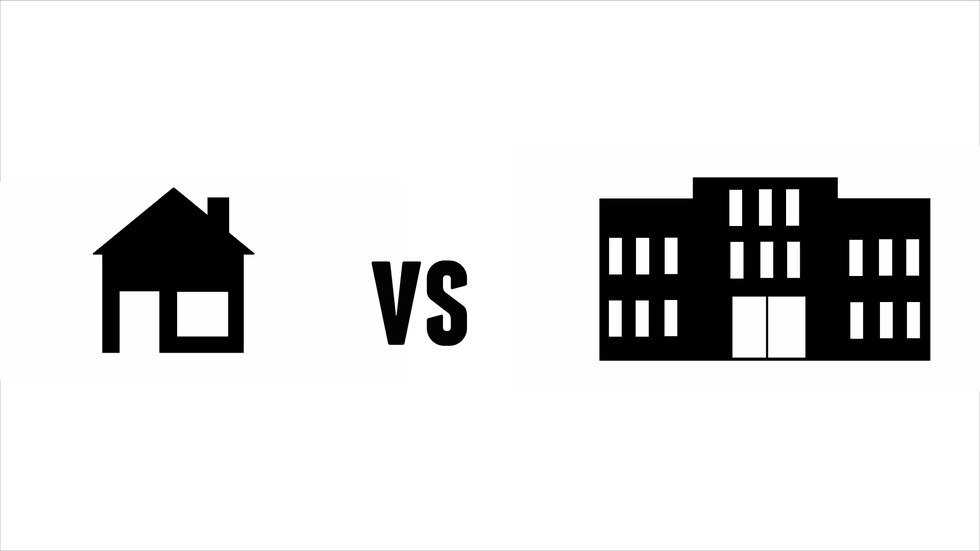 Being At School Vs. Being Home