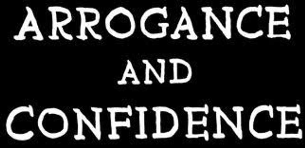 Confidence vs. Arrogance