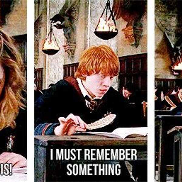 Finals As Told By Harry Potter