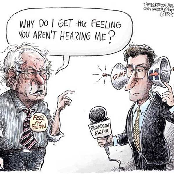 Clinton, Trump and Sanders. They're all the same.