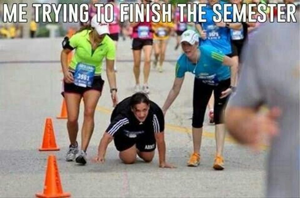 Getting Through The End Of The Semester...Sort Of