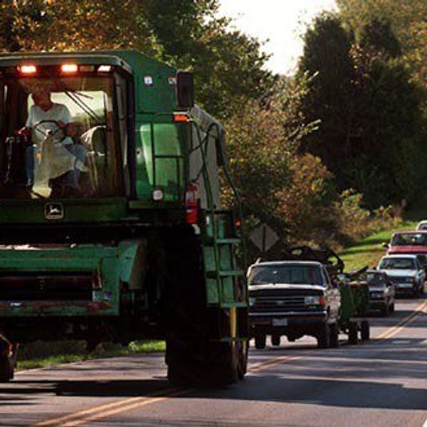 A Letter To The Person Who Complains When They're Stuck Behind A Tractor