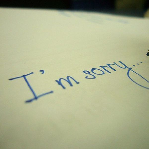 I'm Sorry: Someone Who Apologizes Too Much