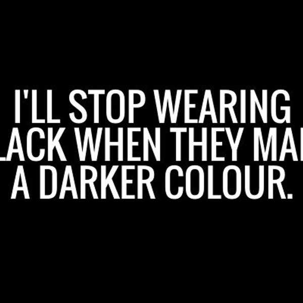 7 Reasons Wearing All Black is Great