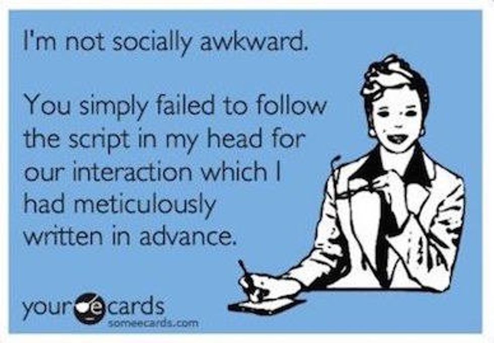 That Awkward Moment When...