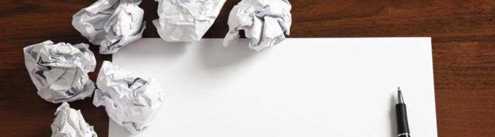 When Writer's Block Strikes