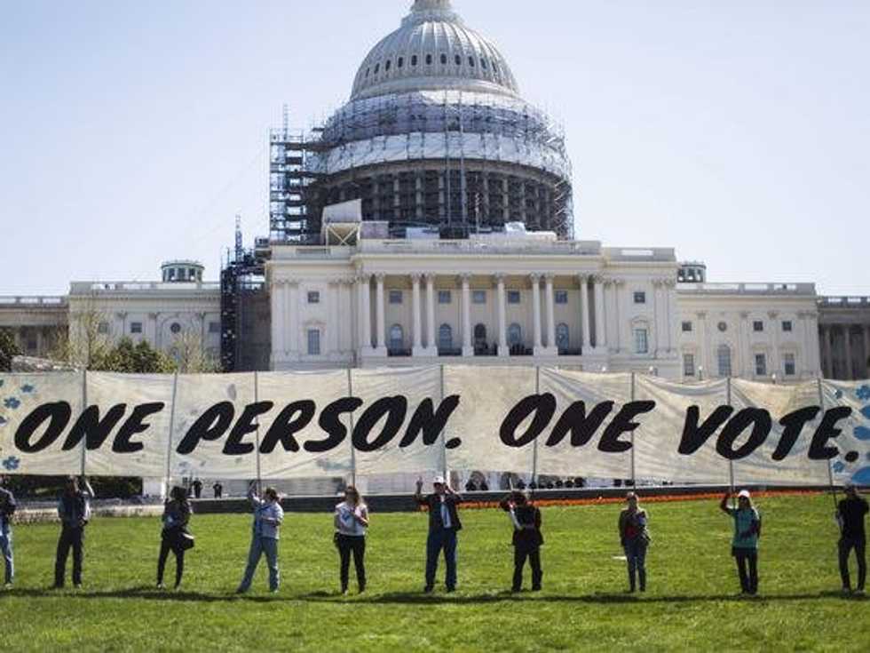 Protesters Gather In D.C. For #DemocracySpring