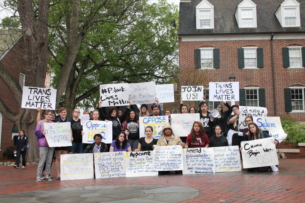 I Protested At My College For The First Time And Here's Why
