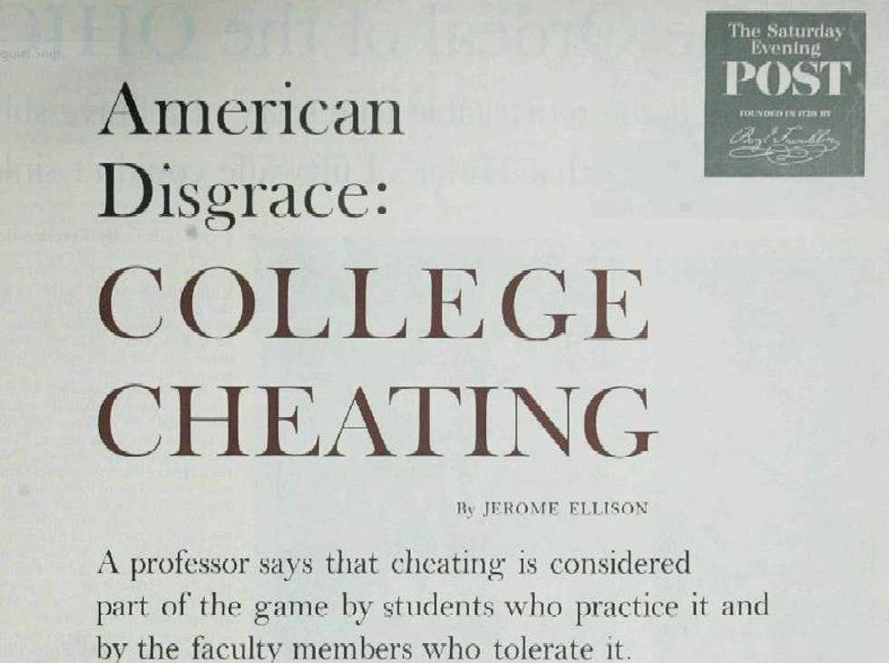Has Our Educational System Rendered Cheating A Necessity?