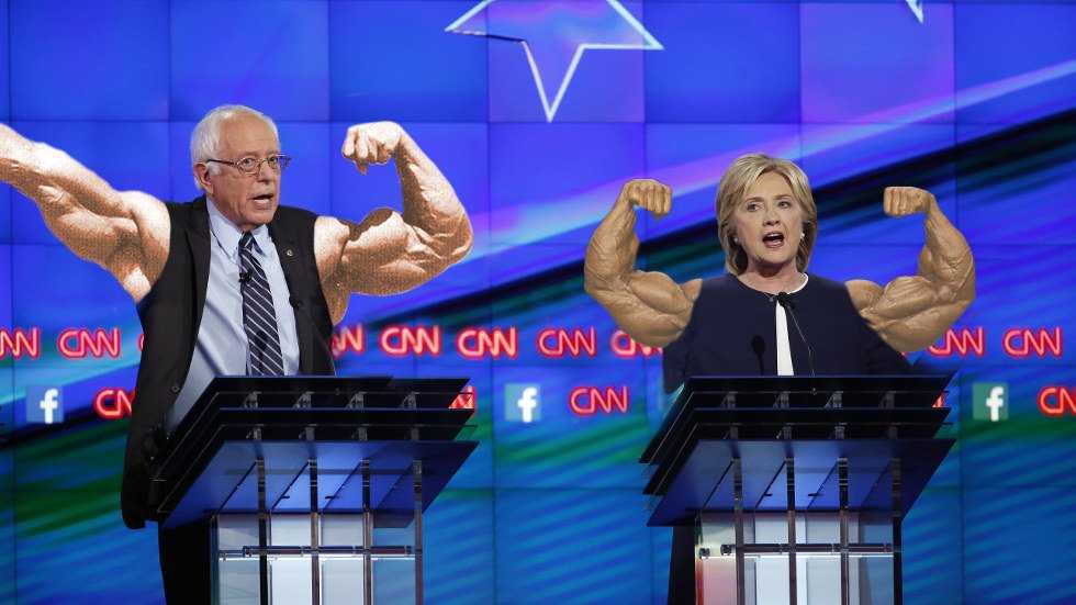 Contesting Candidates At The Democratic Debate