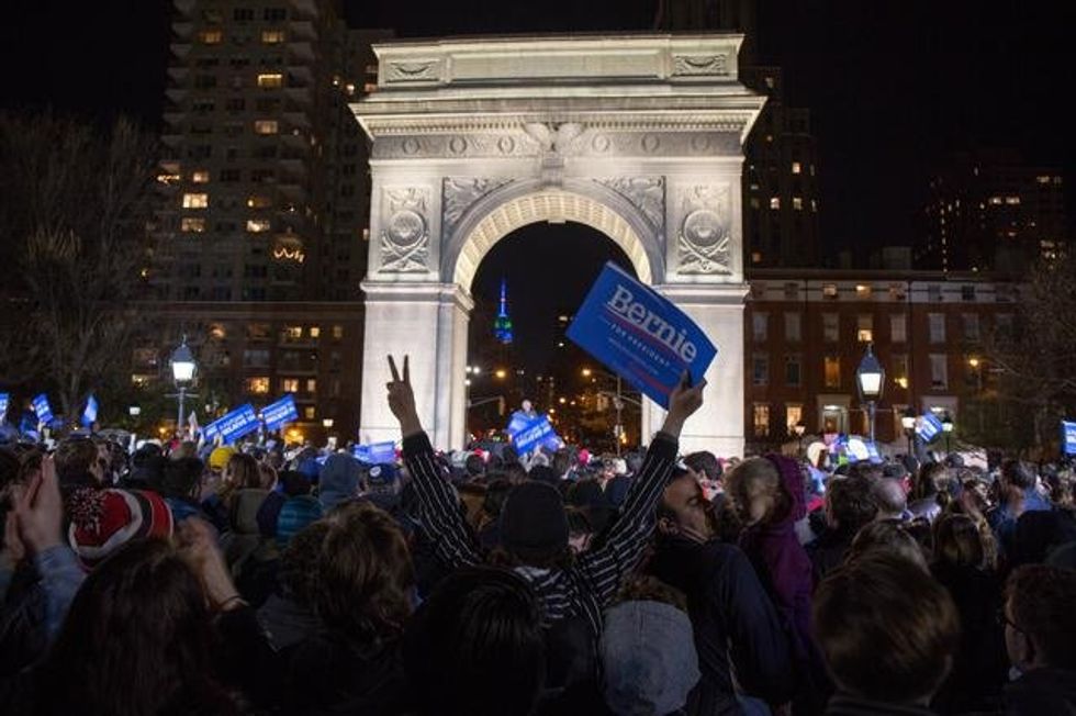 Washington Square Park Felt The Bern
