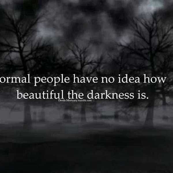 Out Of The Darkness Comes A Beautiful Despair