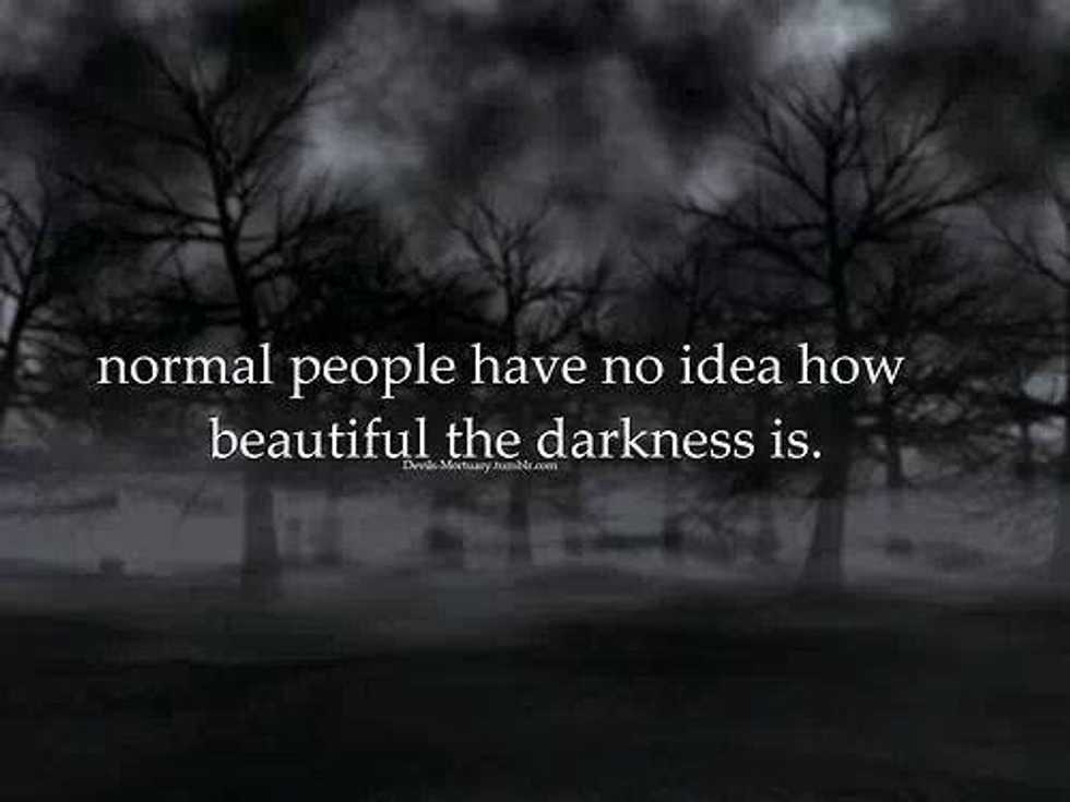 Out Of The Darkness Comes A Beautiful Despair